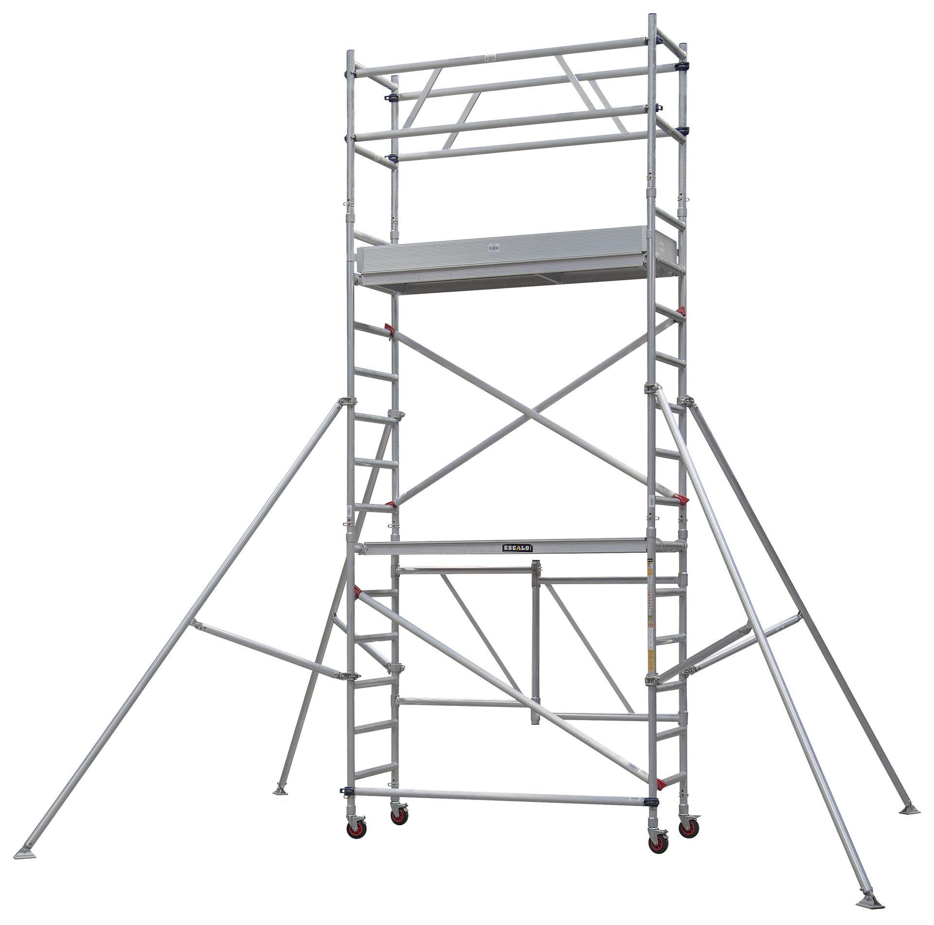 Stelling steiger werken op hoogte