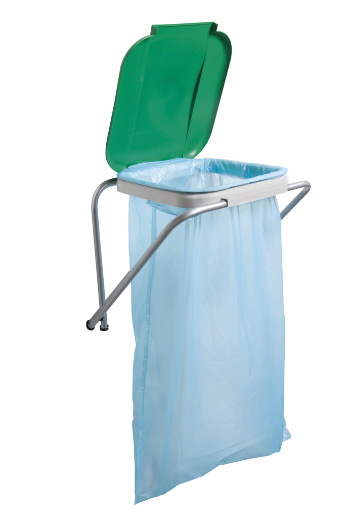 Garbage bag-holder for wall