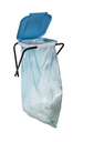 Refuse bag holder: wall mounted