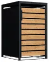 Single wheelie bin storage