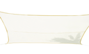 Shade sail polyester cream