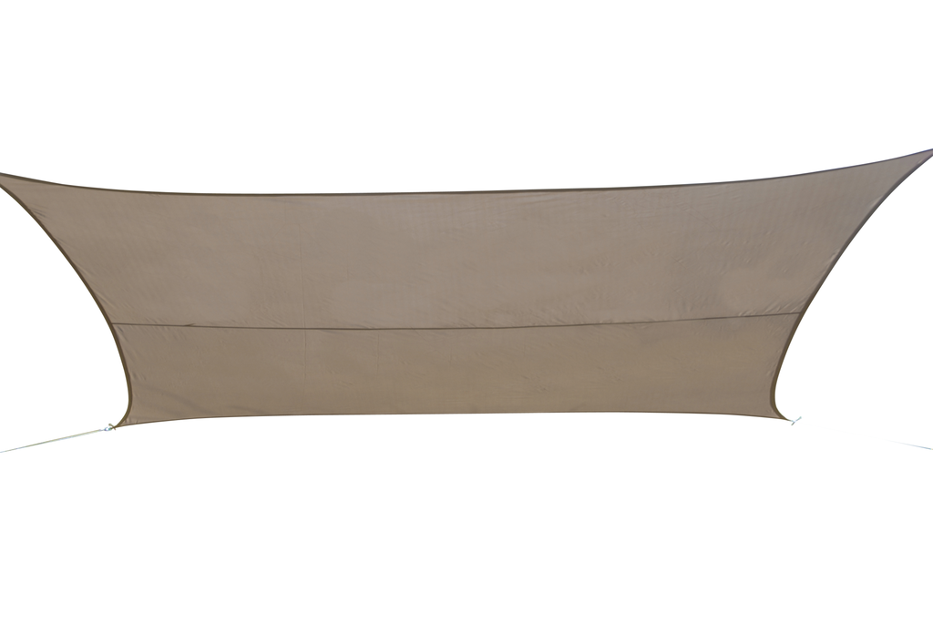 Shade sail polyester taupe