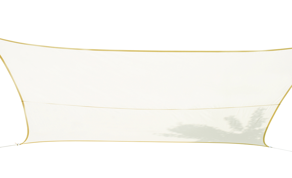 Voile d'ombrage PE crème