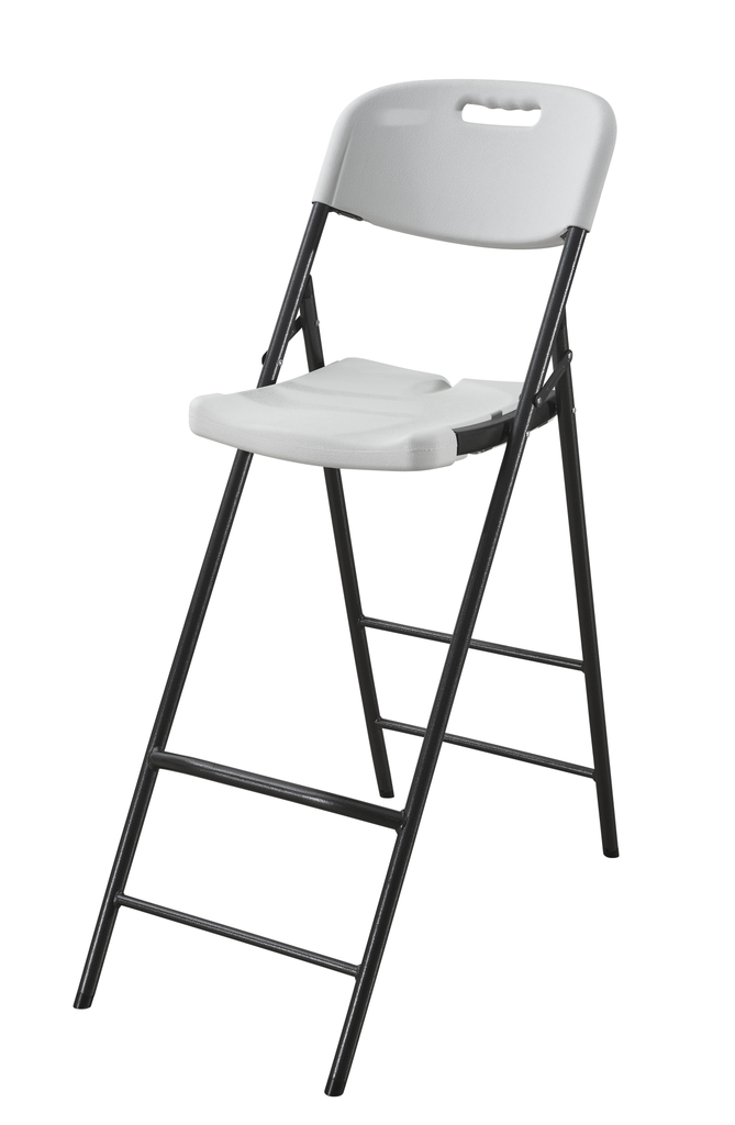 Foldable bar stool with backrest