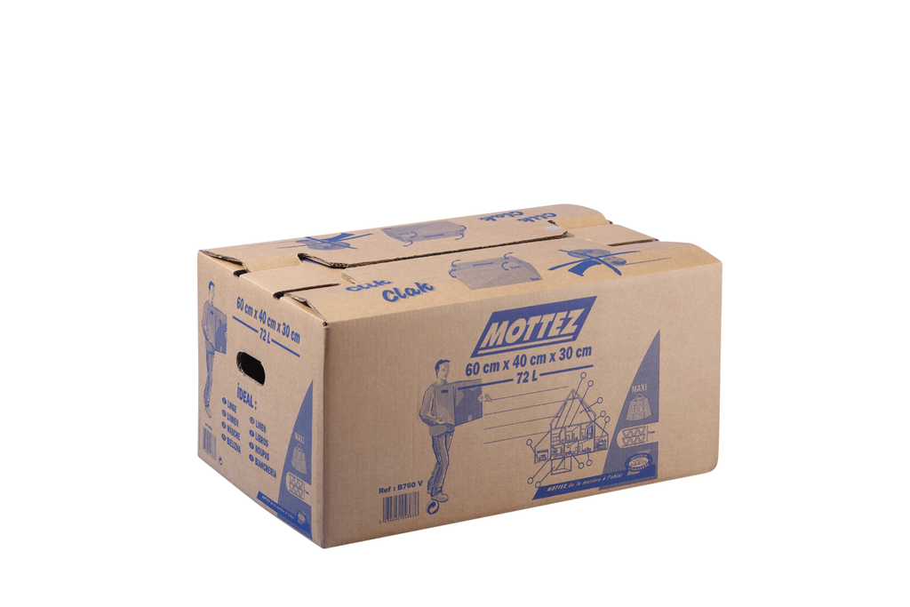 Moving box double-walled