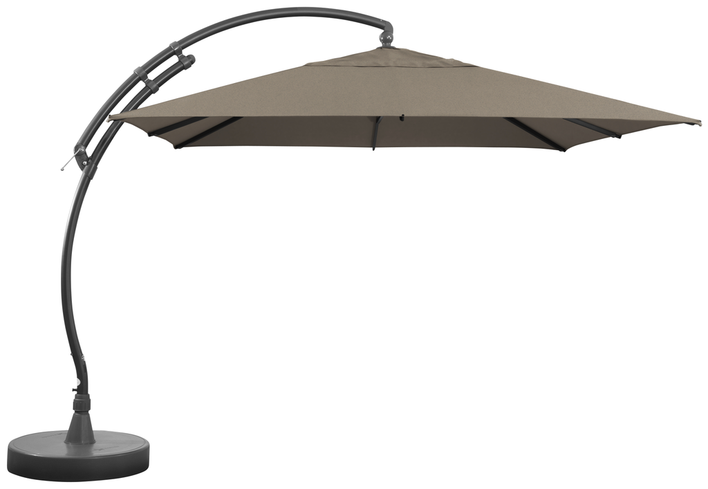 Parasol vierkant Olefin 300 + voet