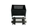 Pellet basket for wood stove 
