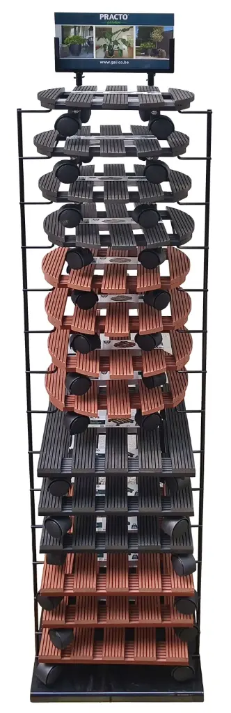 Plant dolly wpc display