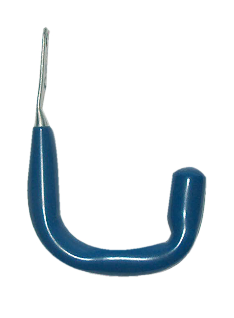 Hook plasticized