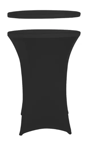Party furniture with protective cover