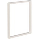 Pied de table angles doits blanc