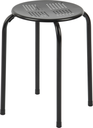 Tabouret métal noir