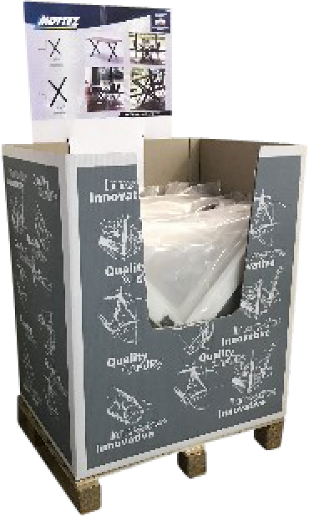 Pied de table modele en x noir