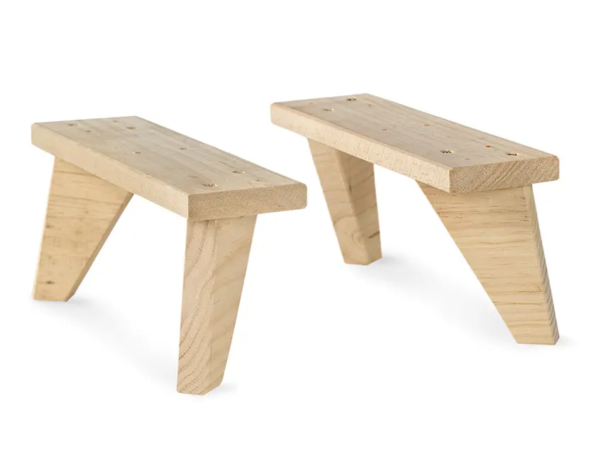 Astigarraga set of 2 feet pine