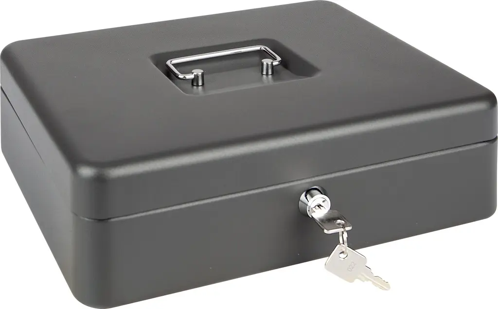 Money box with coin holder