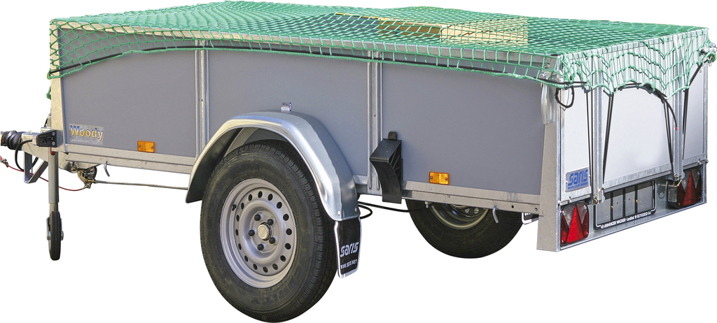 Coarse-meshed trailer cover