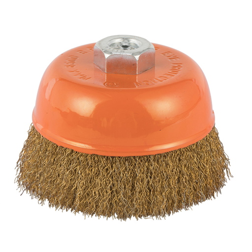 Wire cup brush