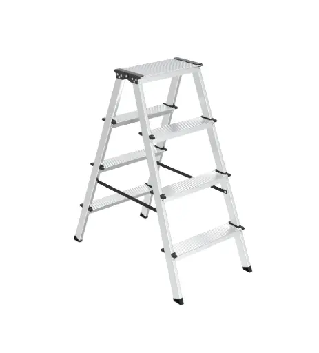 TRAPLADDER IN ALU STEPPY 2 x 4 TREDEN