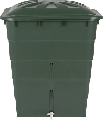 Rectangular rain barrel