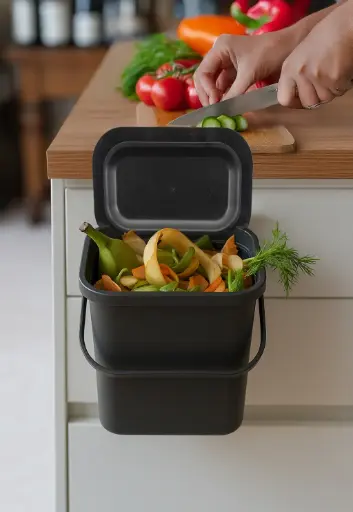 Poubelle à compost 