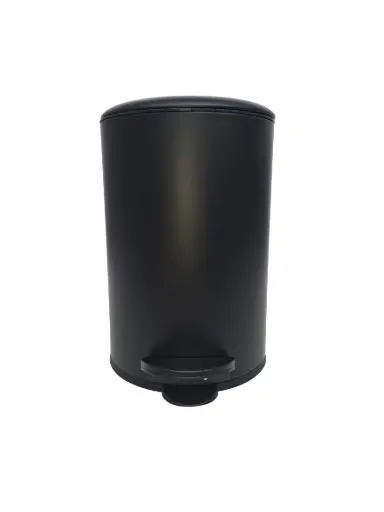 PEDAALEMMER MAT ZWART 12L 