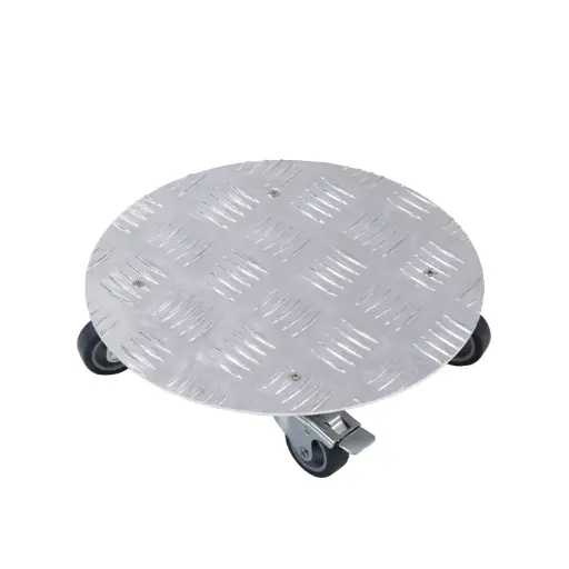 [R072R] Support plantes en aluminium 