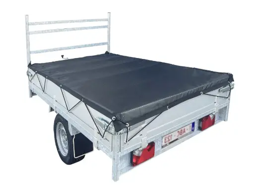 Fine-meshed trailer cover 