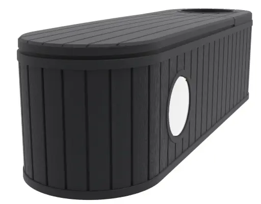 [DH210N] Kattenhuis met plantenbak  