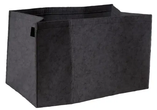 Felt basket with handles 