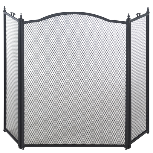 HAARDSCHERM CLASSIC ZWART 132X81cm 