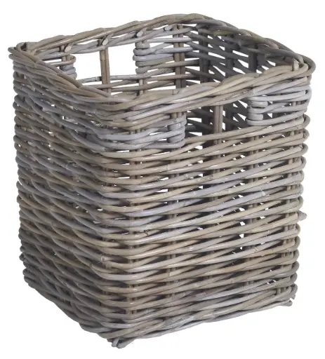 Panier rotin modèle carré 