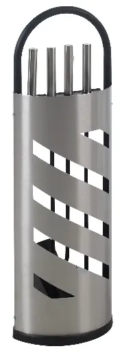 [W301] HAARDSET TAMBORA 5-DELIG INOX H. 67cm 