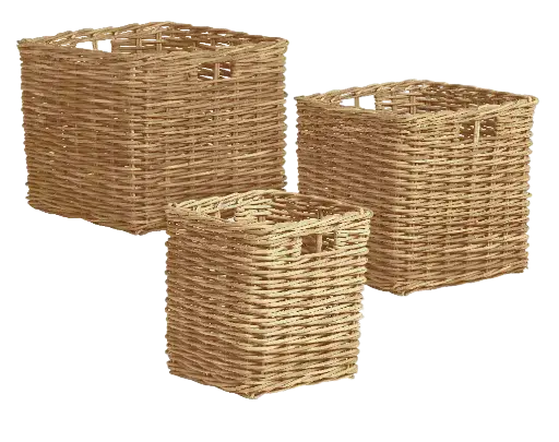 [W111] Mand wilg vierkant - set 