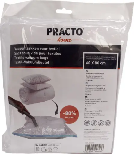 Sacs de stockage sous vide