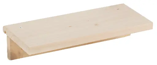 Wall shelf with support - Pine