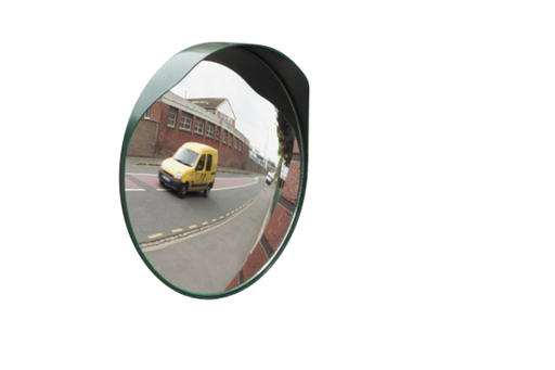 Convex traffic mirror 