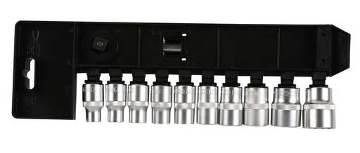 Ratchet handle 1/4" with socket set 11pcs