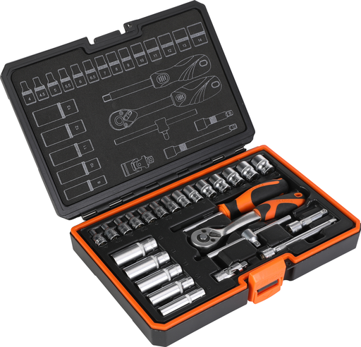 [KE90561] Dopsleutelset 1/4" 