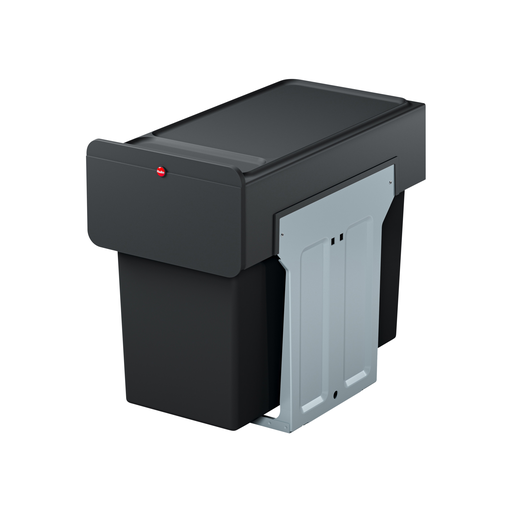 [LH0310-100] AFVALEMMER INBOUW ECOLINE DESIGN ZWART 2 x 14L 