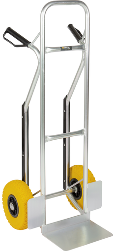 [TR313] Hand truck alu 200 with solid tyres 