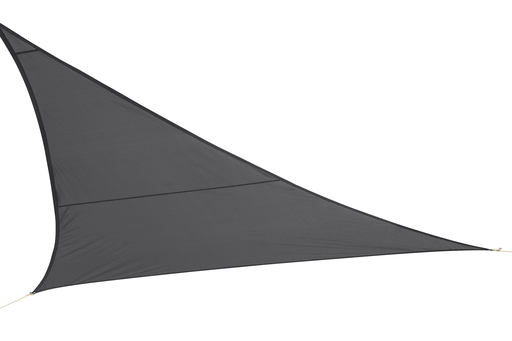 Voile d'ombrage PE gris foncé 